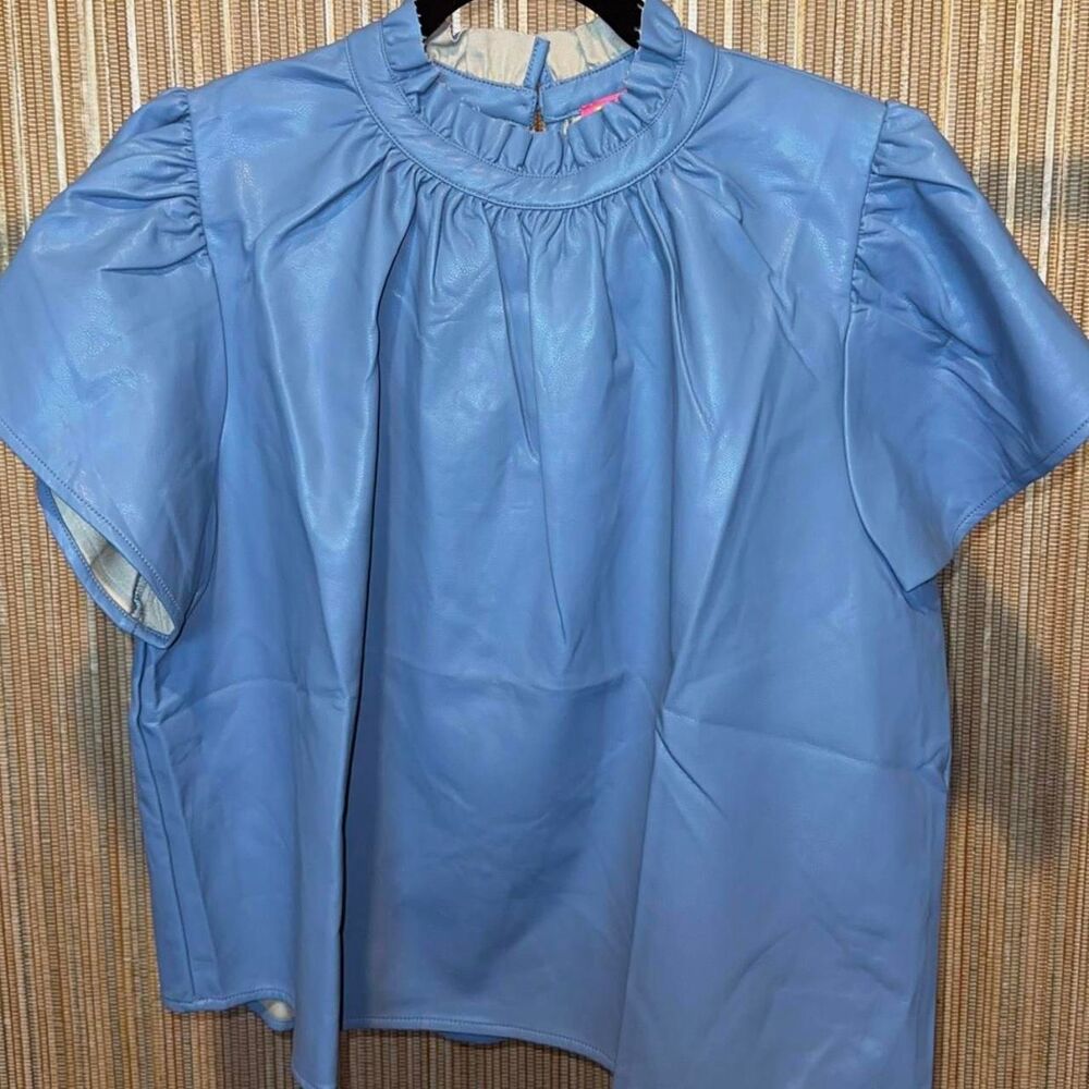 Unbranded Women's Blue and Purple Crop-top